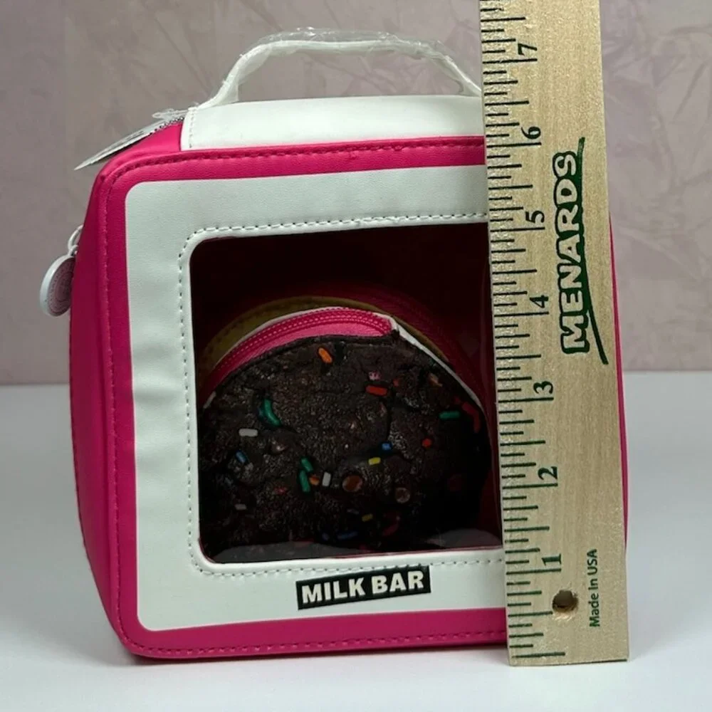 Bath & Body Works Milk Bar Cosmetic Bag w/2 coin wallets